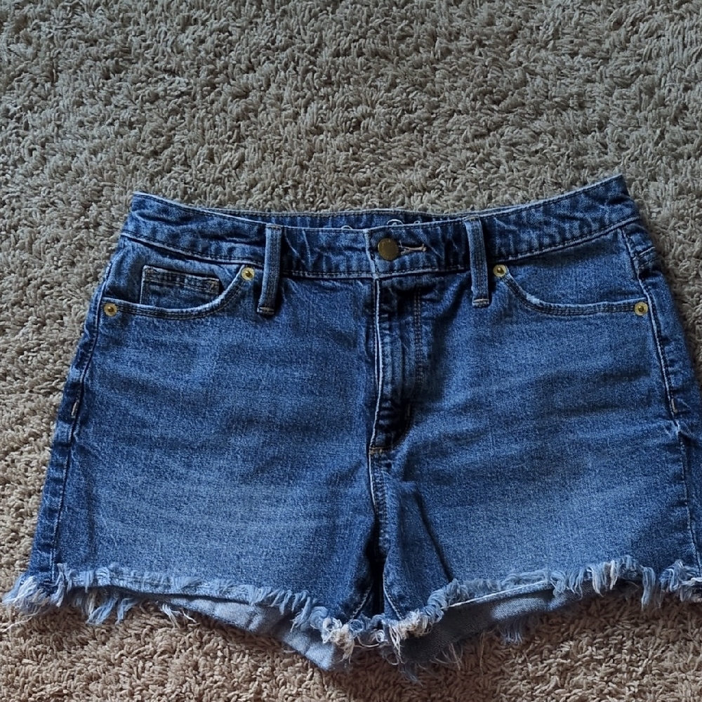 Universal Thread Blue Jean Shorts Distressed Cut-Off